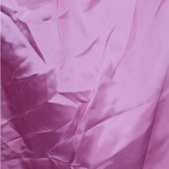 Hollywood Blouse by Praw Satin High Neck Long Sleeve Barbiecore Vintage Blouse - Picture 6 of 13